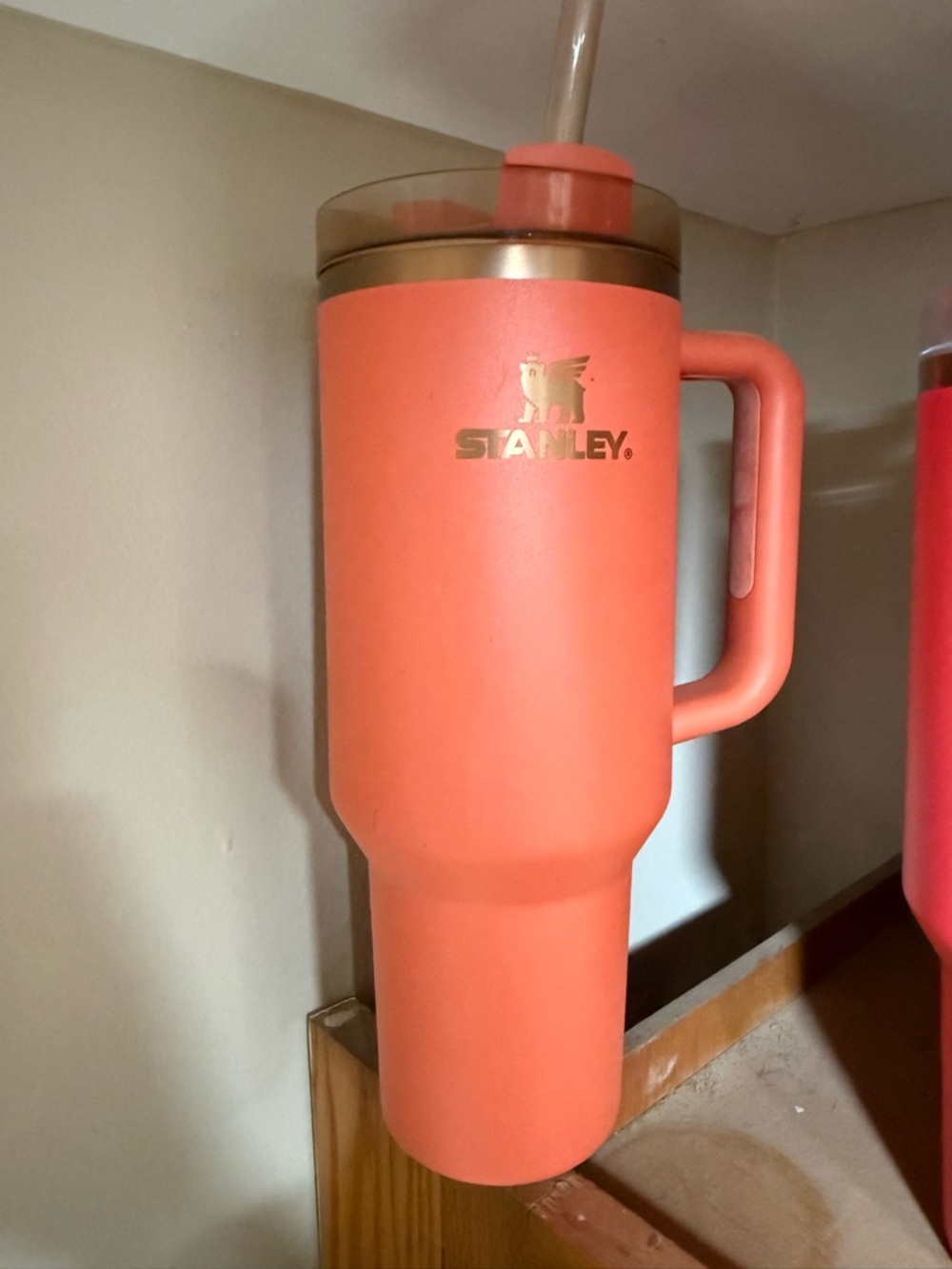 Stanley limited edition pumpkin spice color Travel Mug with Handle
